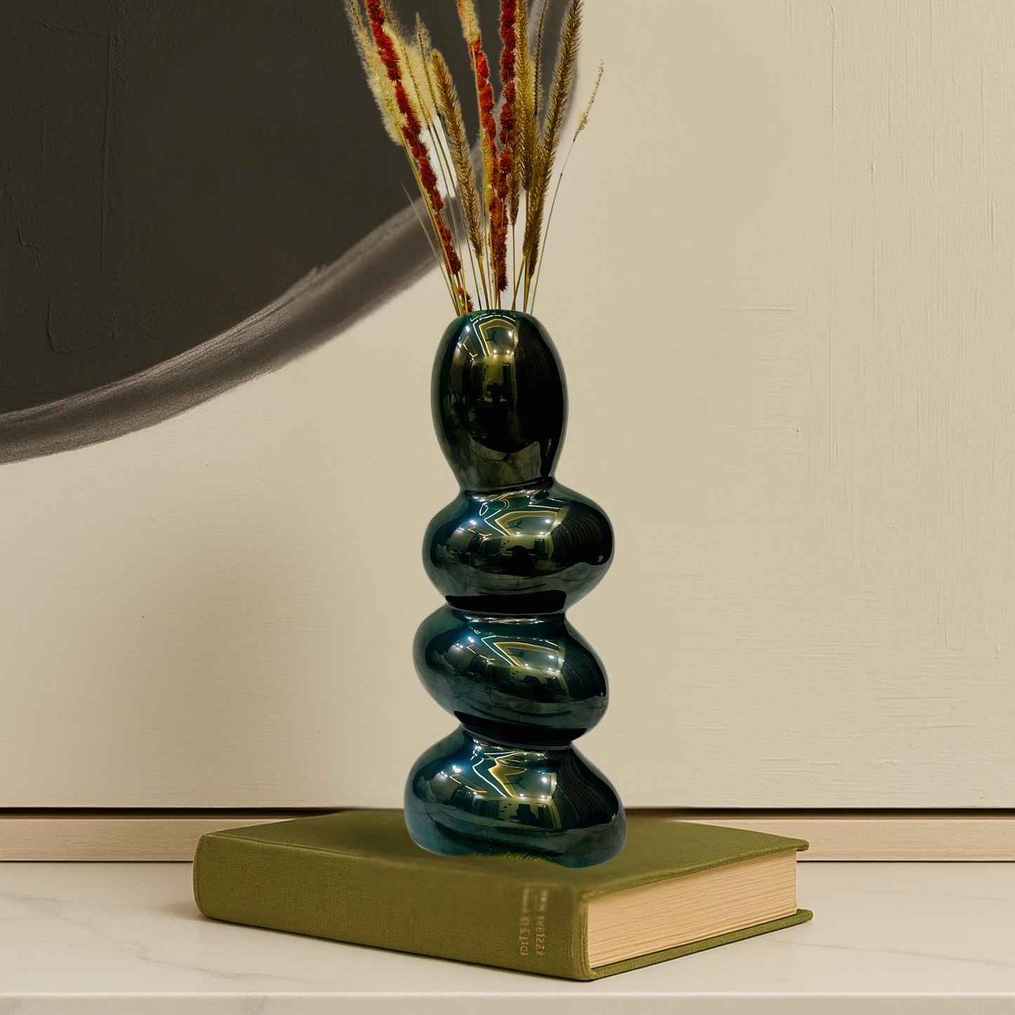 Moss Pebble Vase