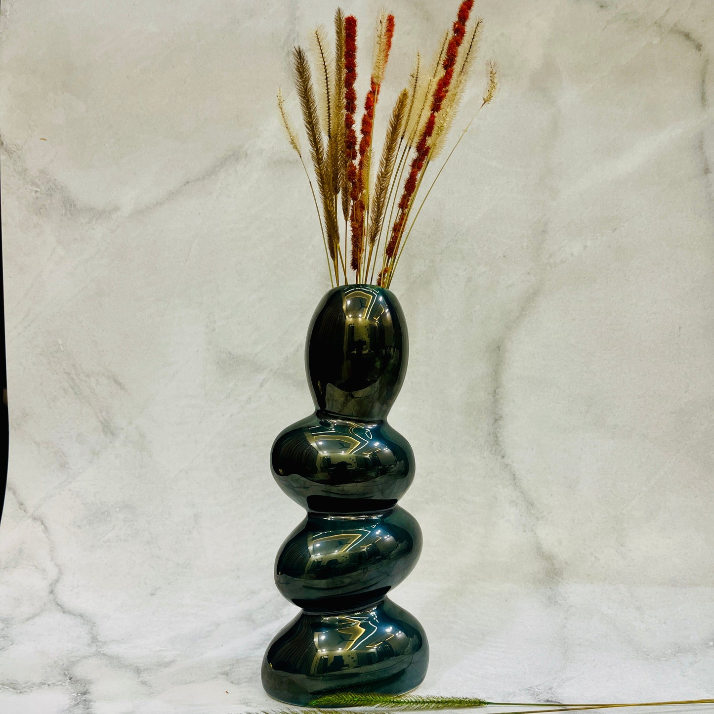 Moss Pebble Vase